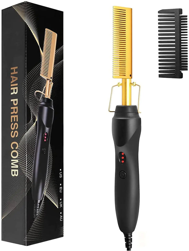 Electric Hot Comb Hair & Beard Straightener
