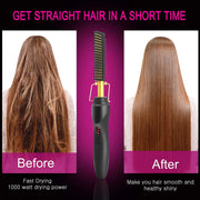 Electric Hot Comb Hair & Beard Straightener
