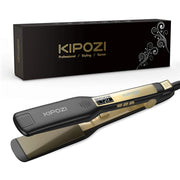 Professional Titanium Hair Straightener LCD Dual Voltage
