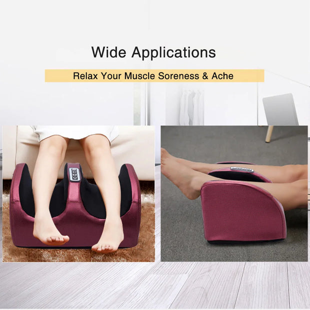 Elektrisches Fußmassagegerät mit Heizung und Shiatsu-Therapie