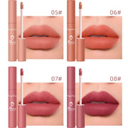 Flüssiger Lippenstift, langanhaltend, matt, samtig, wasserfest