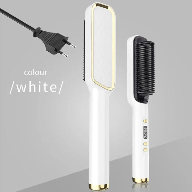 Electric Hot Comb Anti Scald Straightening Brush
