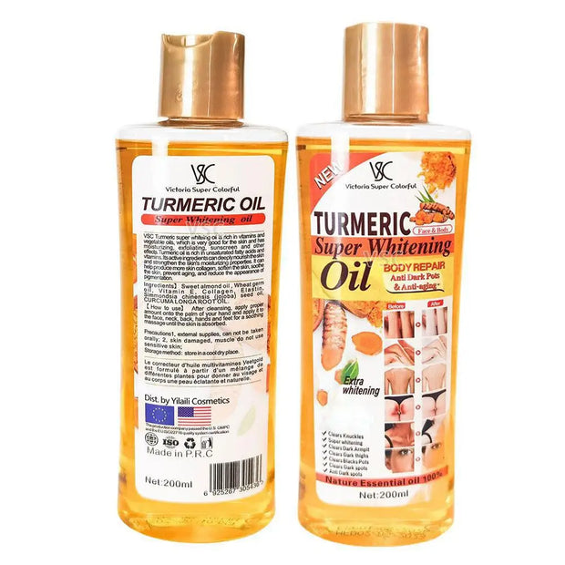 Feuchtigkeitsspendende Massage und Aromatherapie mit ätherischem Kurkumaöl