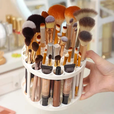 Makeup Brush Storage Rack Desktop Organizer Box