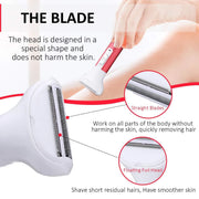 Elektrischer Damenrasierer All-in-One Intimpflege-Trimmer