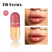 Lippenbalsam in Minikapseln, feuchtigkeitsspendender, aufpolsternder Gloss