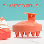 Shampoobürste für die Kopfhautmassage aus Silikon