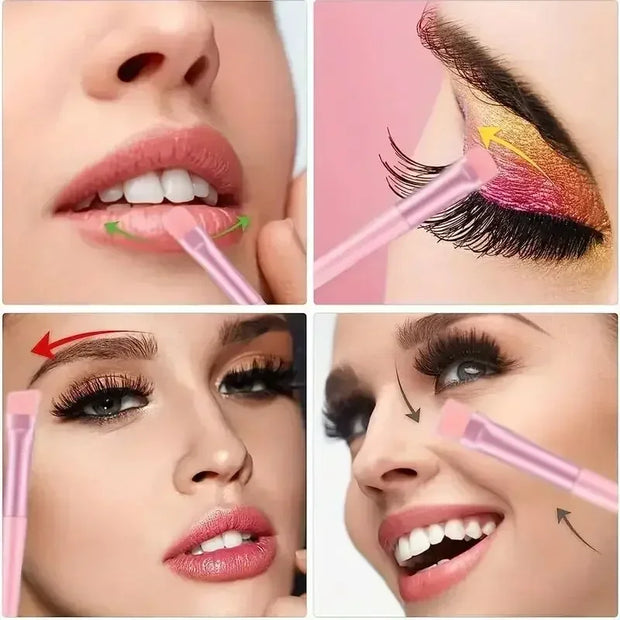 Synthetisches Make-up-Pinsel-Set, weich und tierversuchsfrei