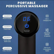Mini-Muskelmassagepistole, tragbares Tiefengewebemassagegerät