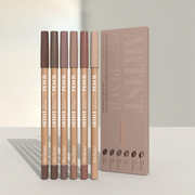 Lipgloss und Liner-Set, langanhaltend, matt, wischfest
