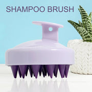 Shampoobürste für die Kopfhautmassage aus Silikon