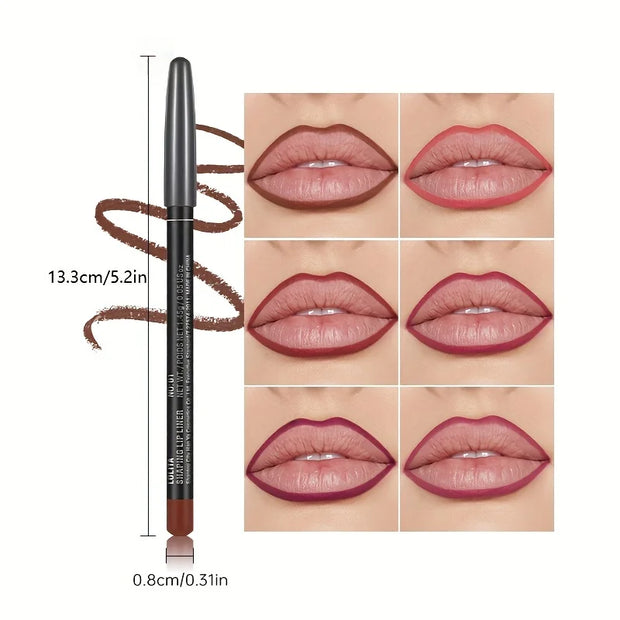 Luxuriöser matter Lipliner, glatt, vielseitig
