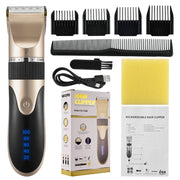 Professional USB Hair Clipper Ceramic Blade Trimmer