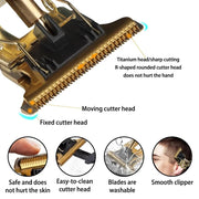 Professional Wireless Hair Clipper & Beard Trimmer for Men