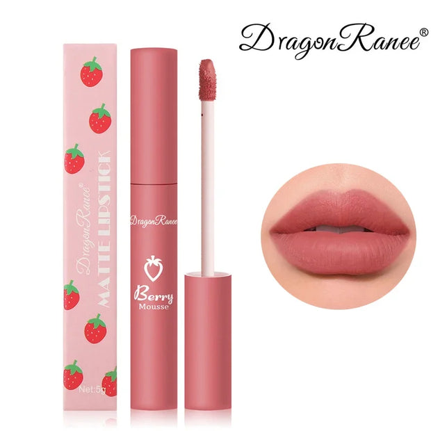 Flüssiger Lippenstift, langanhaltend, matt, samtig, wasserfest