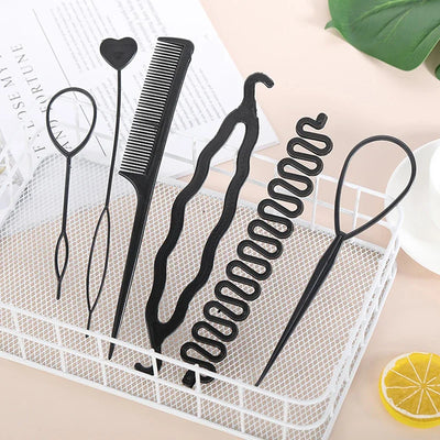 Magisches Haarstyling-Set, DIY-Flecht- und Dutt-Tools