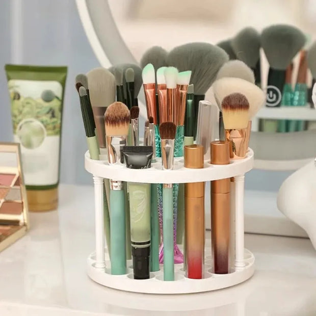 Makeup Brush Storage Rack Desktop Organizer Box