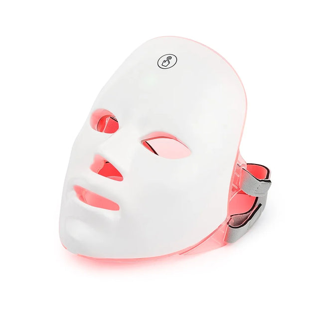 Wiederaufladbare LED-Gesichtsmaske 7-Farben-Hautverjüngung