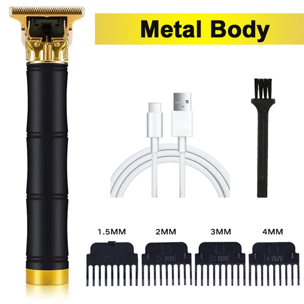 Professional Wireless Hair Clipper & Beard Trimmer for Men