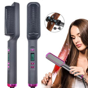 Electric Hot Comb Anti Scald Straightening Brush