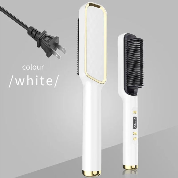 Electric Hot Comb Anti Scald Straightening Brush