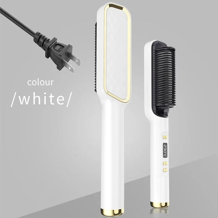 Electric Hot Comb Anti Scald Straightening Brush