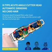 Rechargeable Graffiti Hair Clipper Professional Trimmer