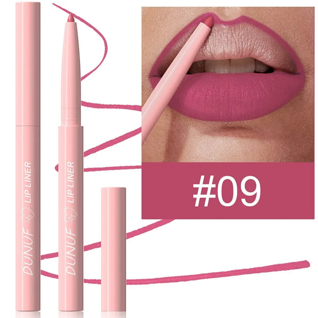 Tapered Lip Liner Pencil Langanhaltender, matter, wasserfester Lipliner