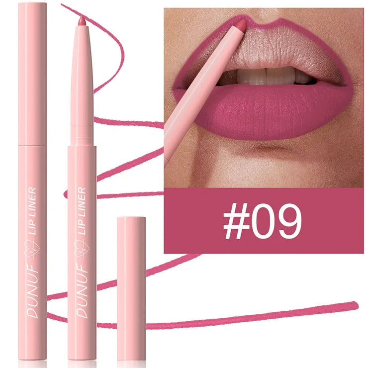 Tapered Lip Liner Pencil Langanhaltender, matter, wasserfester Lipliner