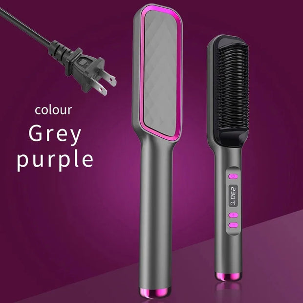 Electric Hot Comb Anti Scald Straightening Brush