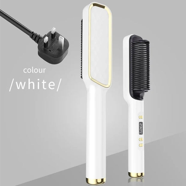 Electric Hot Comb Anti Scald Straightening Brush