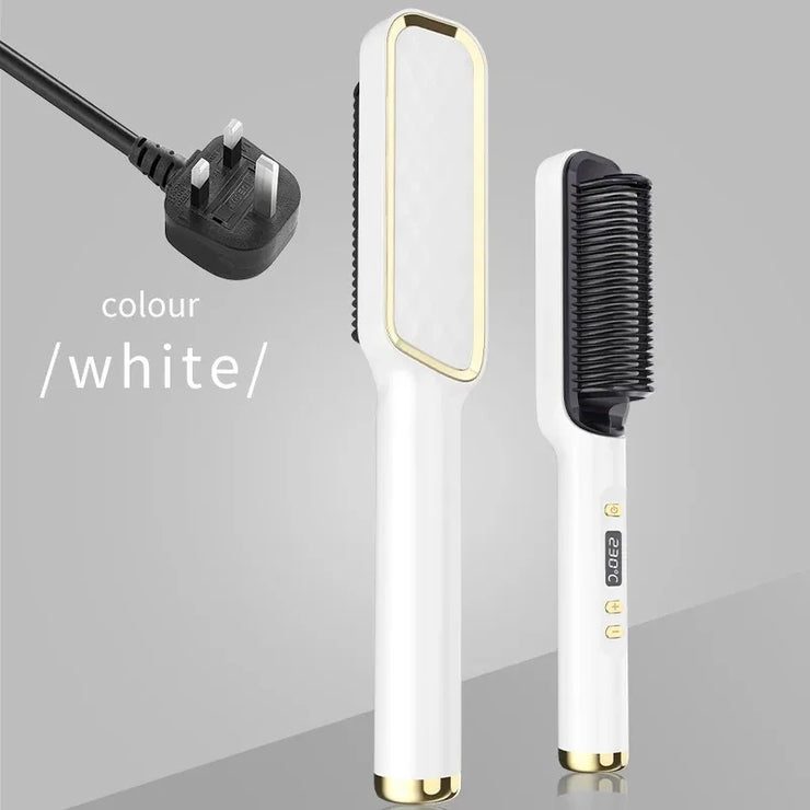 Electric Hot Comb Anti Scald Straightening Brush