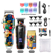 Rechargeable Graffiti Hair Clipper Professional Trimmer