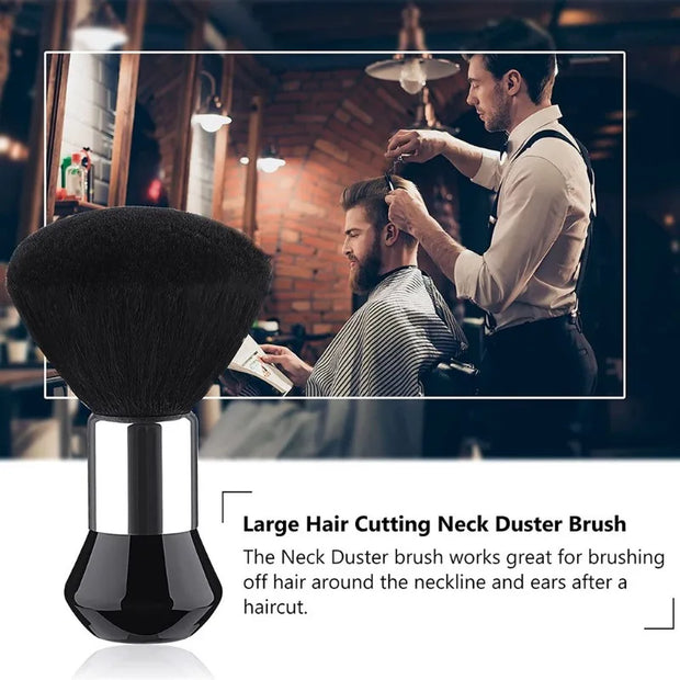 Schwarze Friseur-Nackenbürste für Friseure