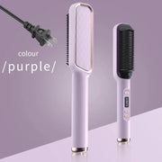 Electric Hot Comb Anti Scald Straightening Brush