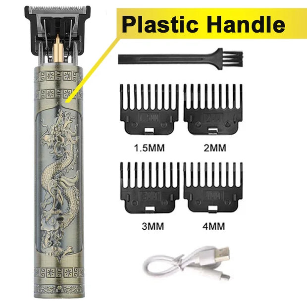 Professional Wireless Hair Clipper & Beard Trimmer for Men
