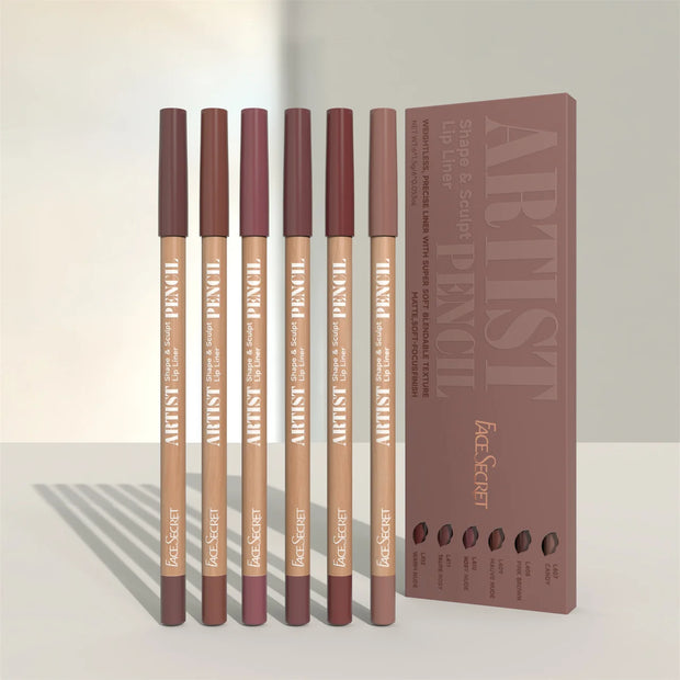 Lipgloss und Liner-Set, langanhaltend, matt, wischfest