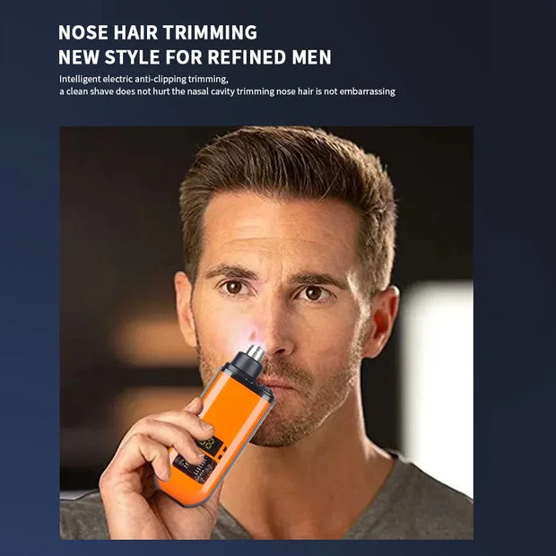 Electric Nose & Ear Hair Trimmer Portable & Painless