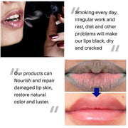 Dunkler Lippenbalsam, aufhellendes, peelendes, feuchtigkeitsspendendes Glanzöl