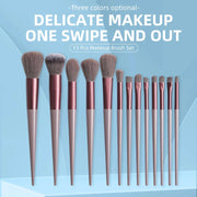 Make-up-Pinsel-Set, weiche Faserpinsel