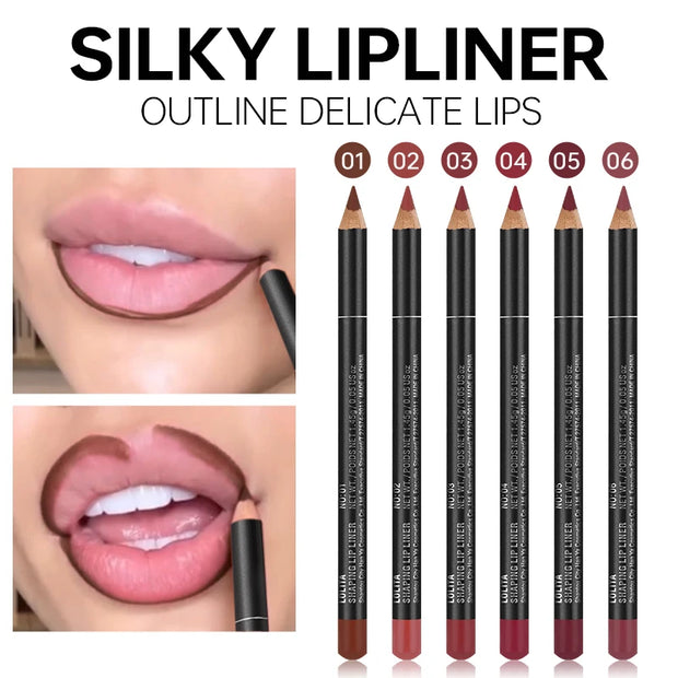 Luxuriöser matter Lipliner, glatt, vielseitig