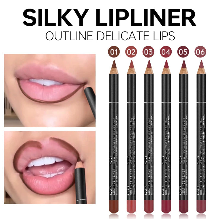 Luxuriöser matter Lipliner, glatt, vielseitig