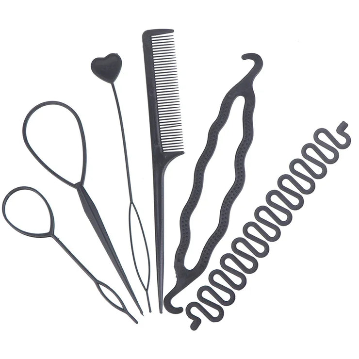 Magisches Haarstyling-Set, DIY-Flecht- und Dutt-Tools