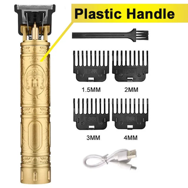 Professional Wireless Hair Clipper & Beard Trimmer for Men