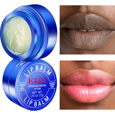 Dunkler Lippenbalsam, aufhellendes, peelendes, feuchtigkeitsspendendes Glanzöl