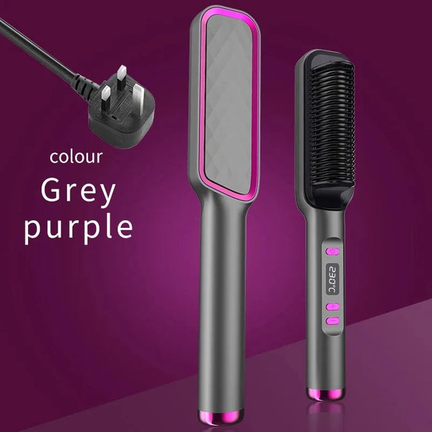 Electric Hot Comb Anti Scald Straightening Brush
