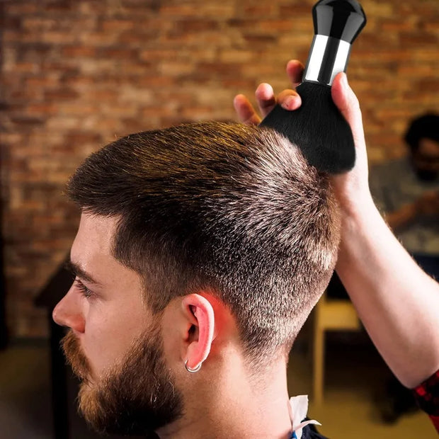 Schwarze Friseur-Nackenbürste für Friseure
