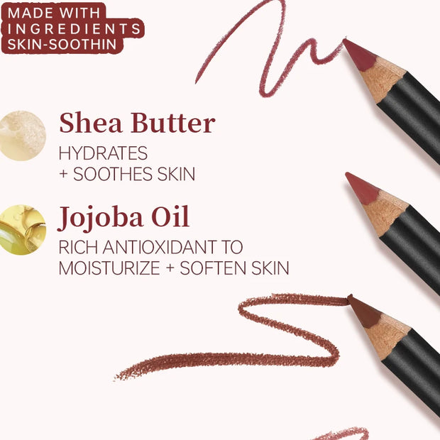 Luxuriöser matter Lipliner, glatt, vielseitig