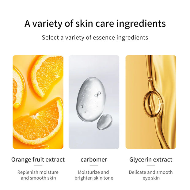 Vitamin C Augencreme straffend und aufhellend