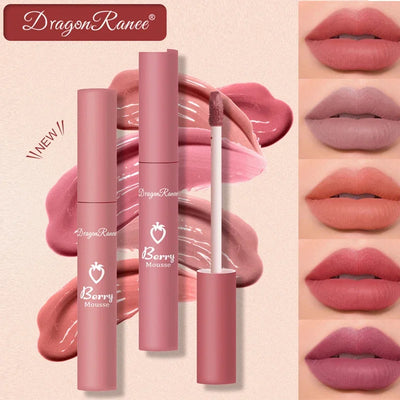 Flüssiger Lippenstift, langanhaltend, matt, samtig, wasserfest